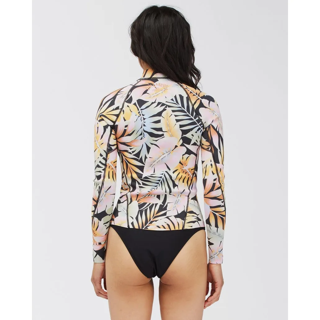1mm Women's Billabong Peeky Wetsuit Jacket - Paradise Black - KVD6