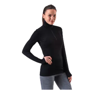 200 Oasis LS Half Zip Black