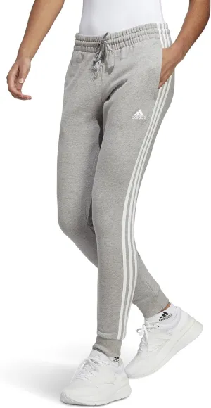 adidas Women's Plus Size Essentials 3-Stripes French Terry Cuffed Pants