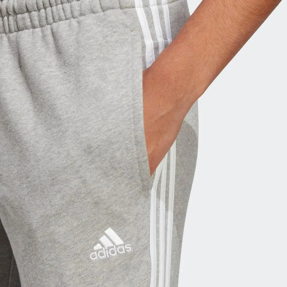 adidas Women's Plus Size Essentials 3-Stripes French Terry Cuffed Pants