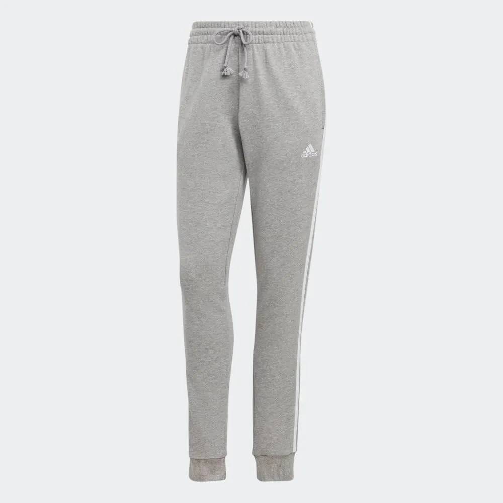 adidas Women's Plus Size Essentials 3-Stripes French Terry Cuffed Pants