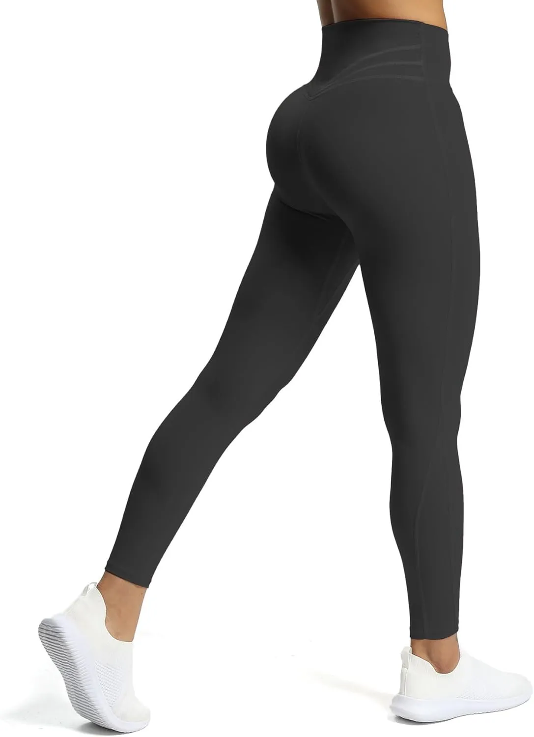Aoxjox High Waisted Workout Leggings for Women Trinity Yoga Pants 26.5"