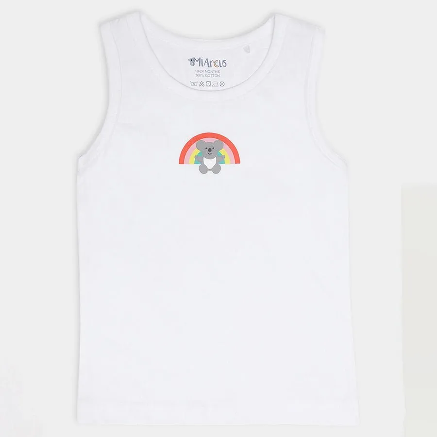 Baby Boy Vest with Striped Print- (Pack of 3)
