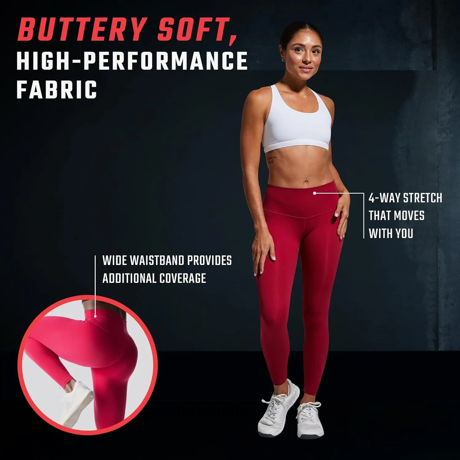 Born Primitive Inspire High-Waisted Workout Leggings for Women - Yoga Pants