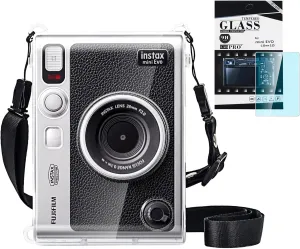 CAIYOULE Camera Case for Instax Evo with Screen Protector, Polaroid Mini Evo Accessory