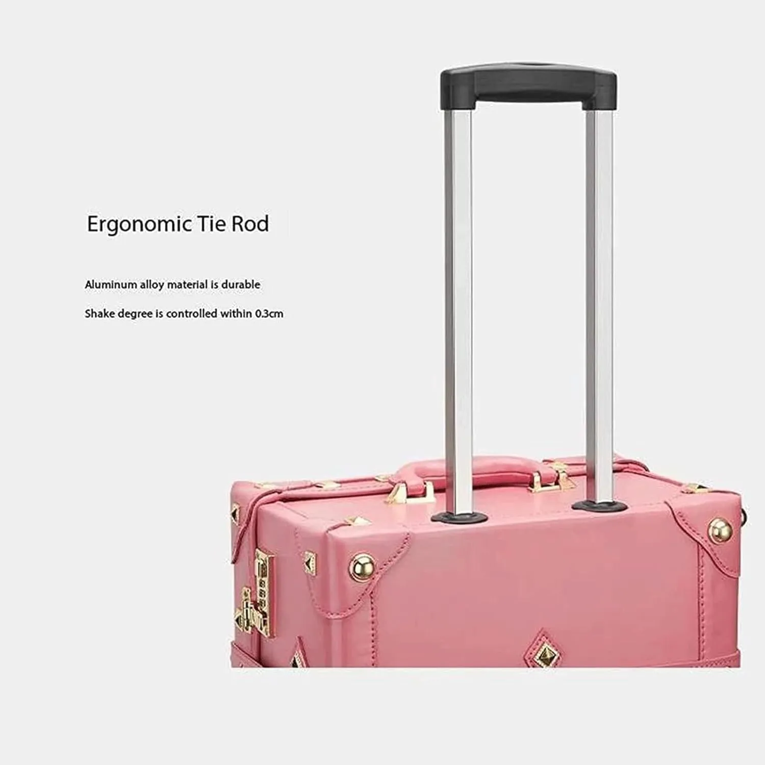 Carry On Luggage Leather Suitcase Large Expandable Luggage with Spinner Wheels Lightweight Carry On Luggage Hard Travel Suitcases (B 30 inches)