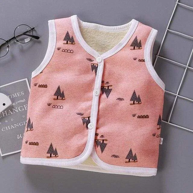 Cartoon Printed Cotton Vest