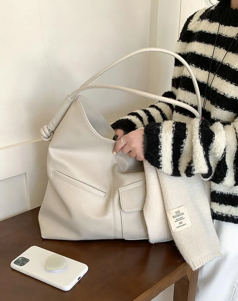 Crescent Shoulder Bag for Women Trendy Crossbody Purse Vegan Leather Handbag Adjustable Strap 2025