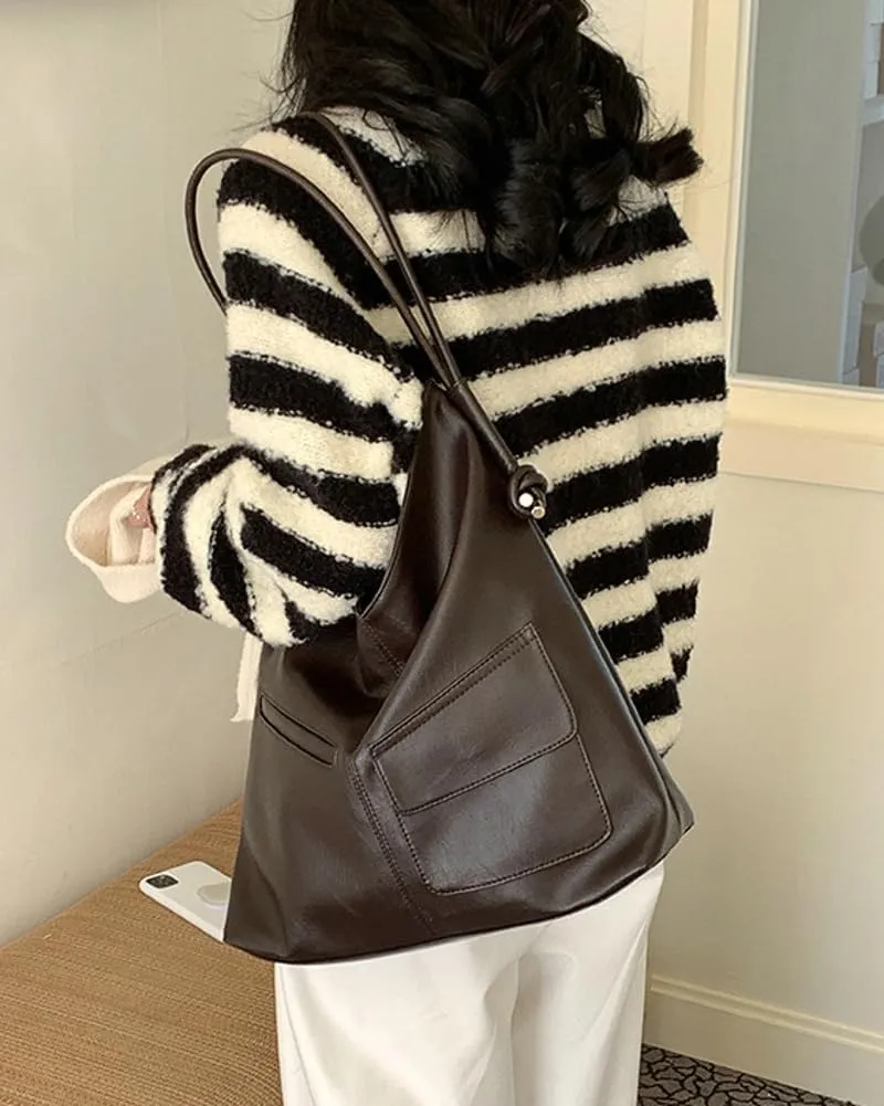Crescent Shoulder Bag for Women Trendy Crossbody Purse Vegan Leather Handbag Adjustable Strap 2025