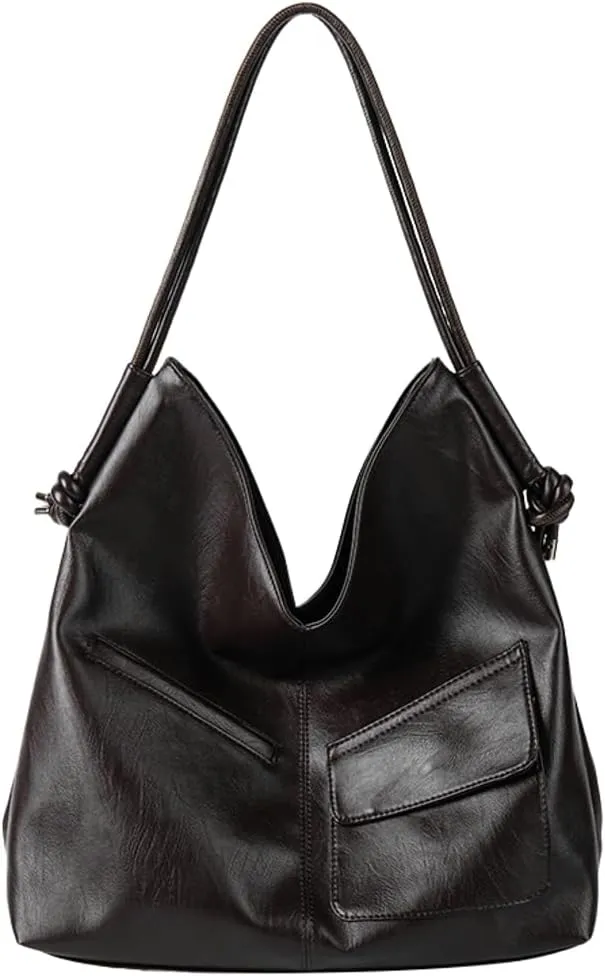 Crescent Shoulder Bag for Women Trendy Crossbody Purse Vegan Leather Handbag Adjustable Strap 2025