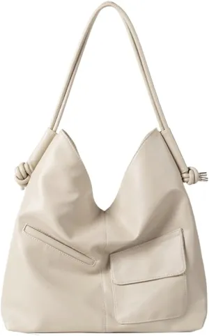 Crescent Shoulder Bag for Women Trendy Crossbody Purse Vegan Leather Handbag Adjustable Strap 2025