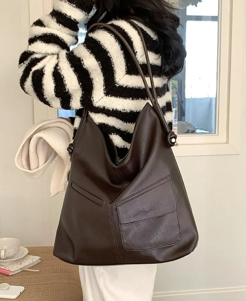 Crescent Shoulder Bag for Women Trendy Crossbody Purse Vegan Leather Handbag Adjustable Strap 2025
