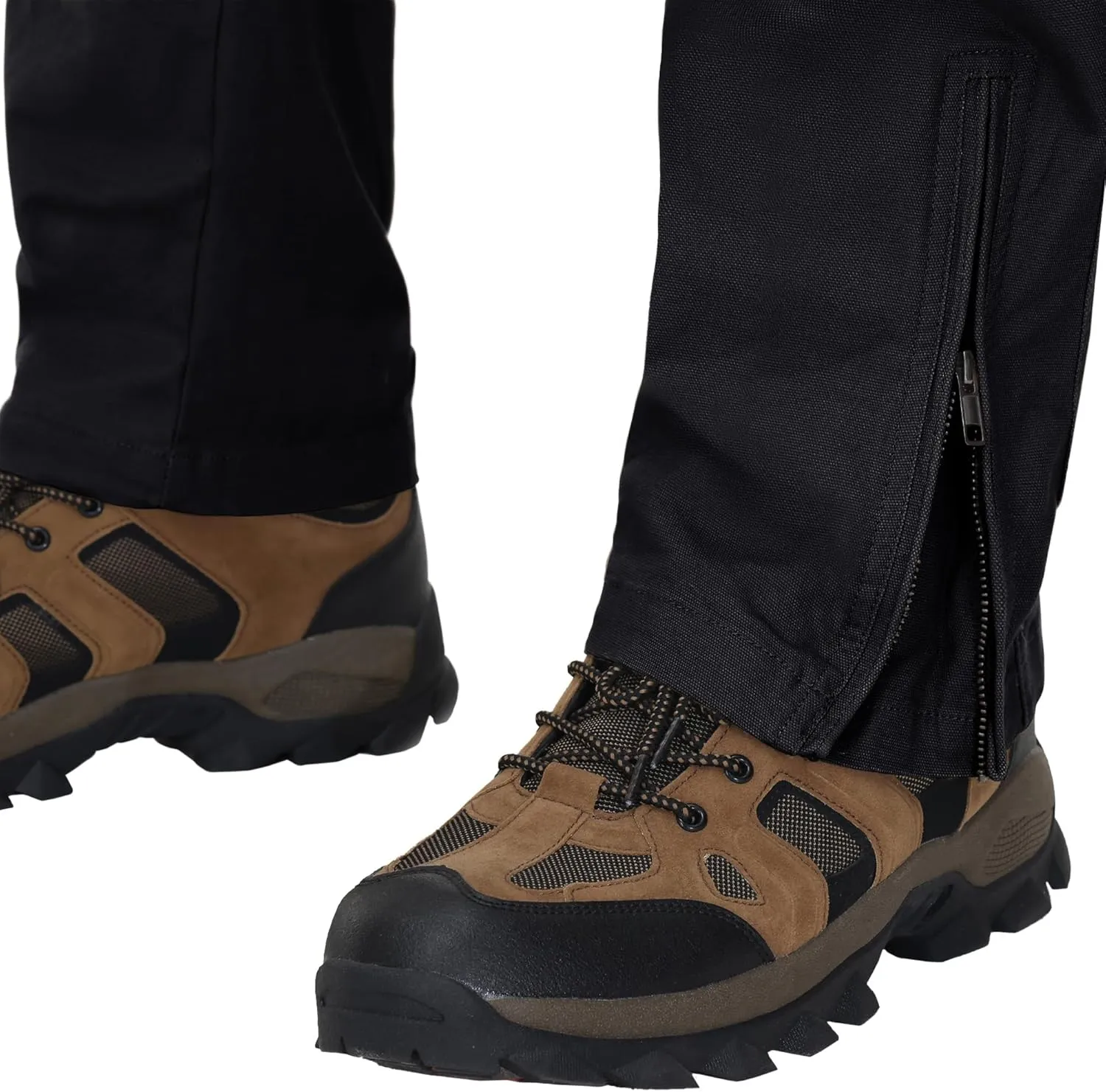 CRYSULLY Men's Tactical Pants Military Work Pants for Men Ripstop 9 Pockets Construction Trousers (No Belt)