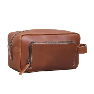 cuero Men's Toiletry Bag Leather Travel Toiletry Bag Dopp Kit for Men Shaving Bag for Travel Accessories 101 YEAR QUALITY REPLACEMENT WARRENTY