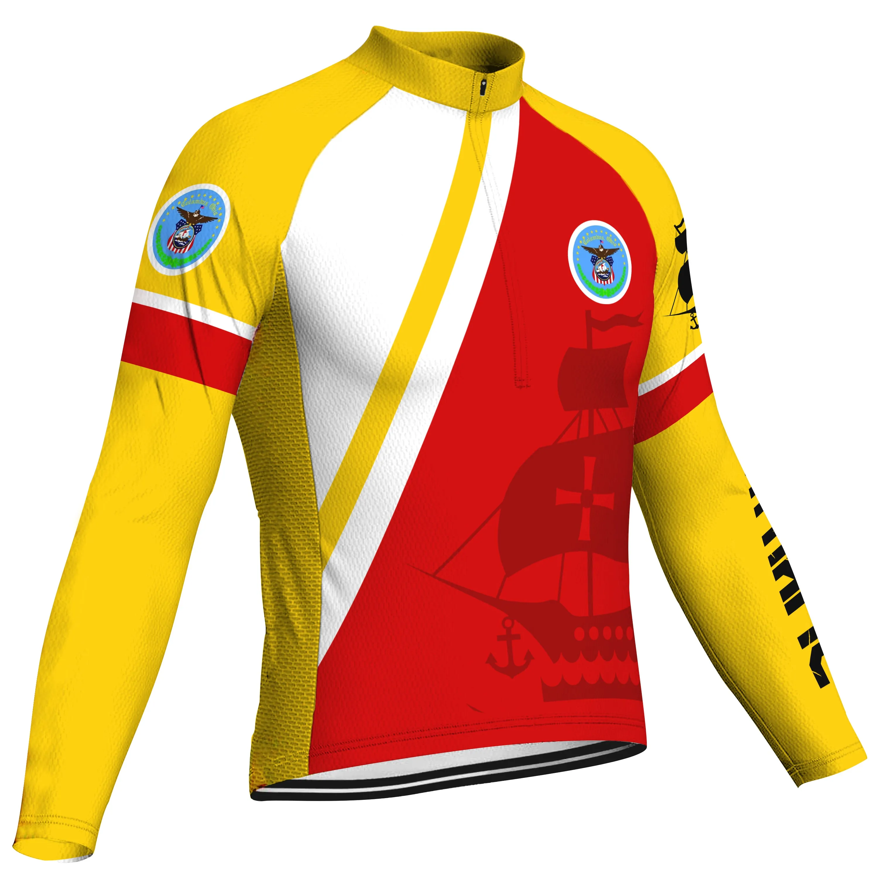 Customized Columbus Winter Thermal Fleece Long Sleeve For Men