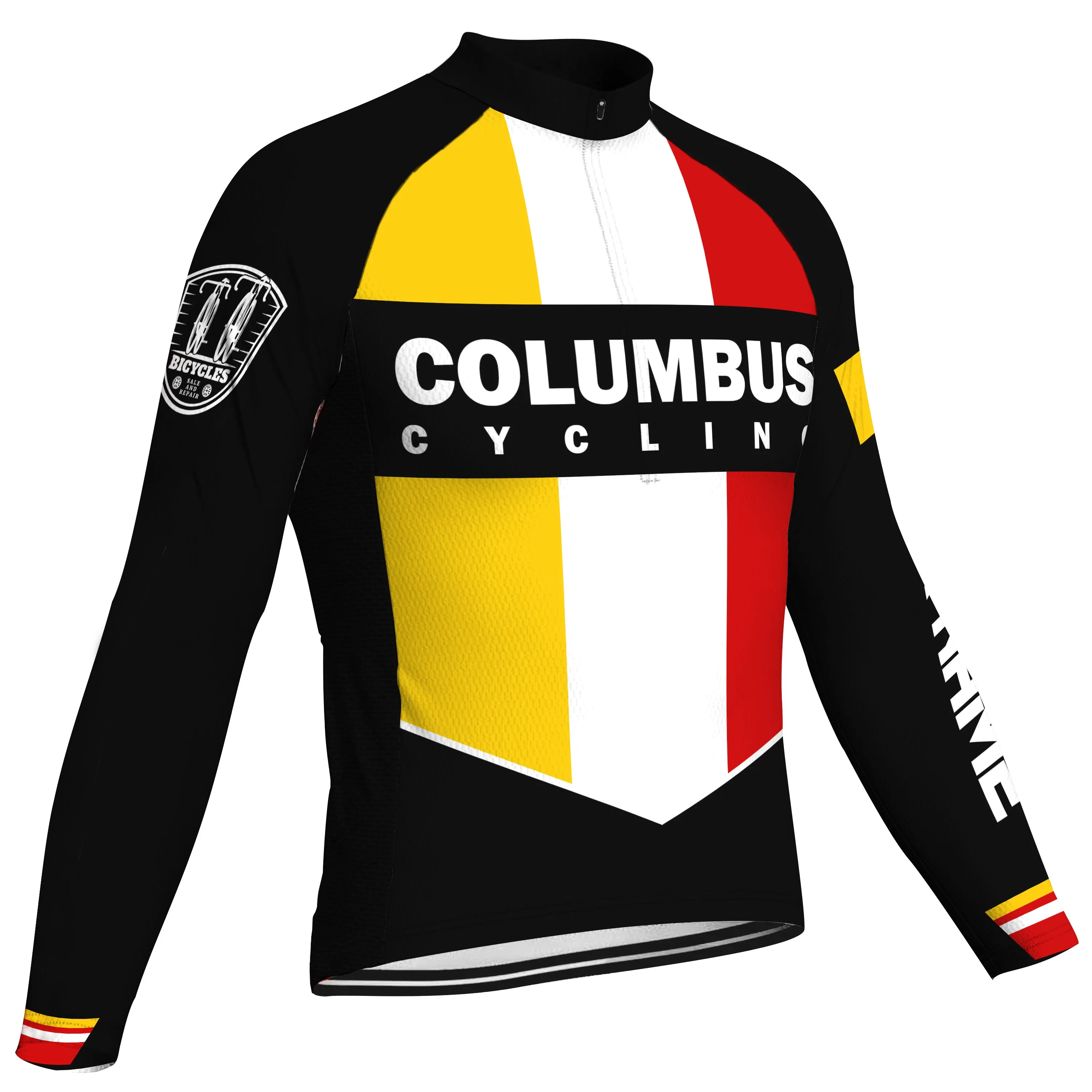 Customized Columbus Winter Thermal Fleece Long Sleeve For Men