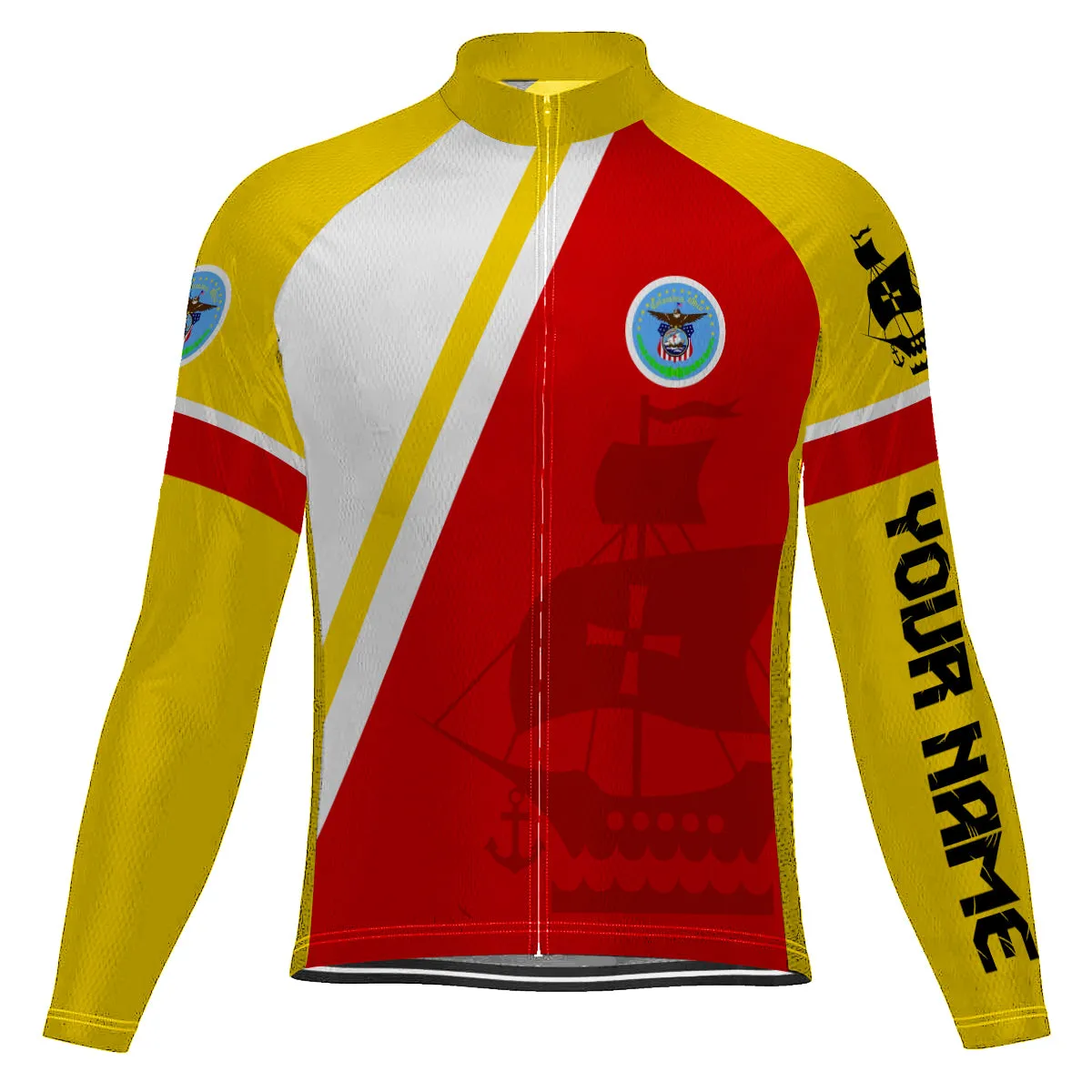 Customized Columbus Winter Thermal Fleece Long Sleeve For Men