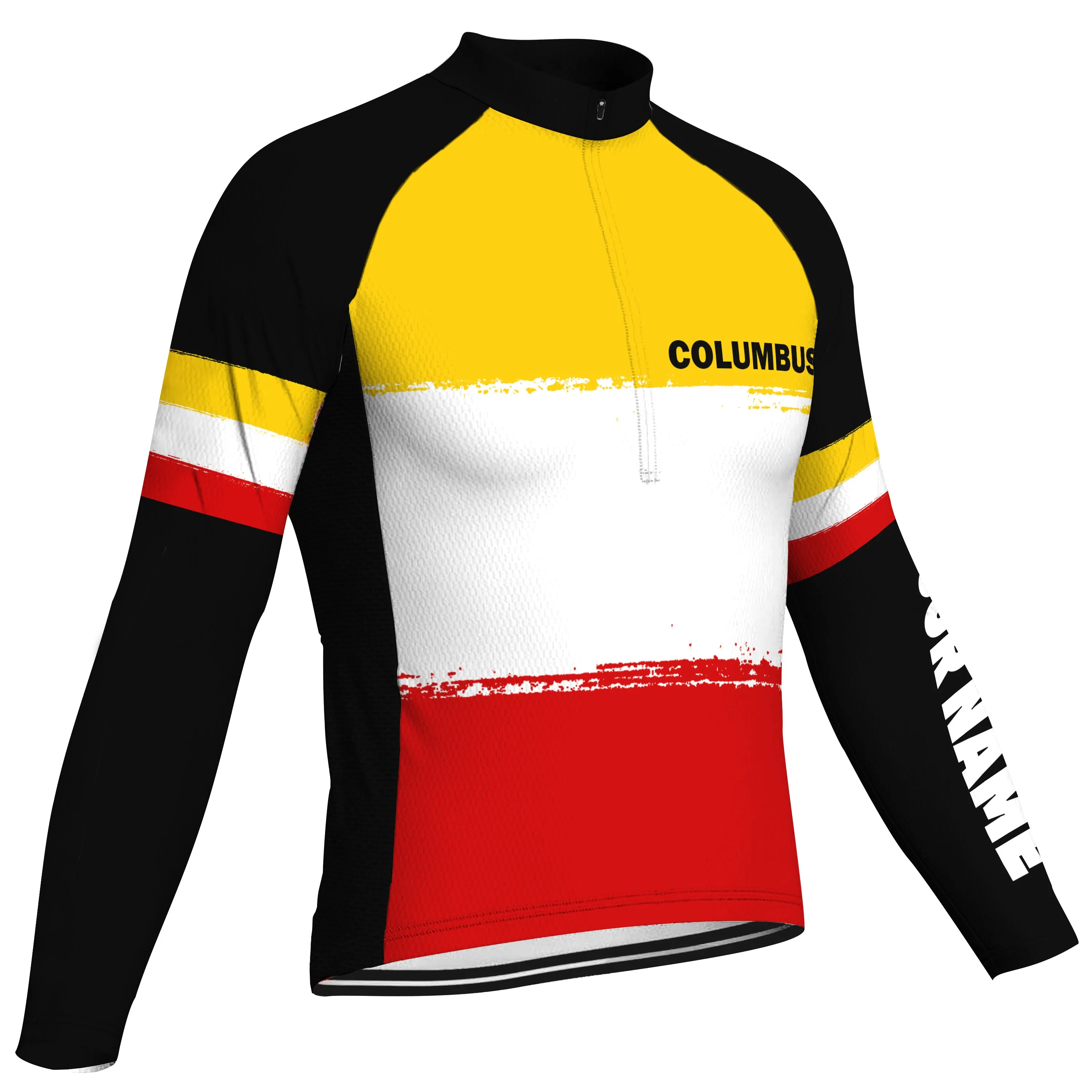 Customized Columbus Winter Thermal Fleece Long Sleeve For Men