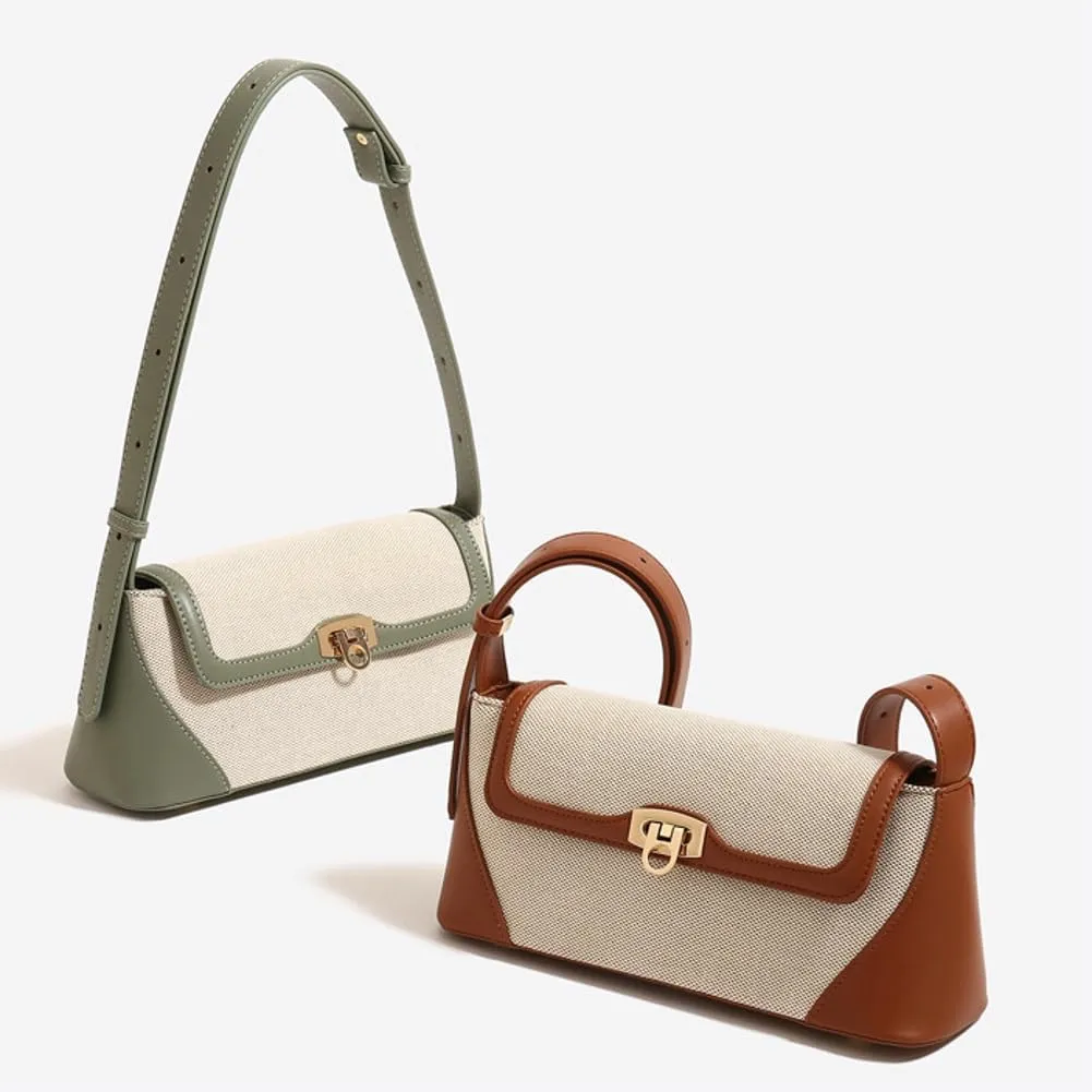 Fashion Shoulder Crossbody Bag for Women Y2k Hobo Tote Purses Small Handbag Retro Armpit Bag Top Handle Satchel