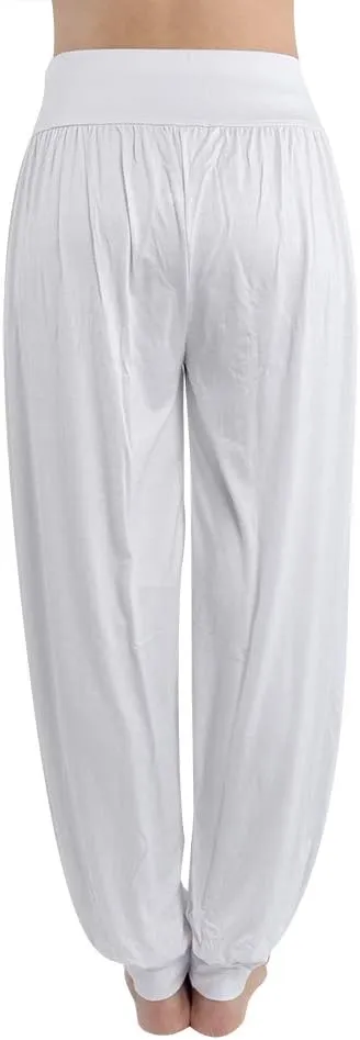fitglam Women's Harem Pants Yoga Hippie Boho Beach Pants Summer Baggy Joggers Plus Size
