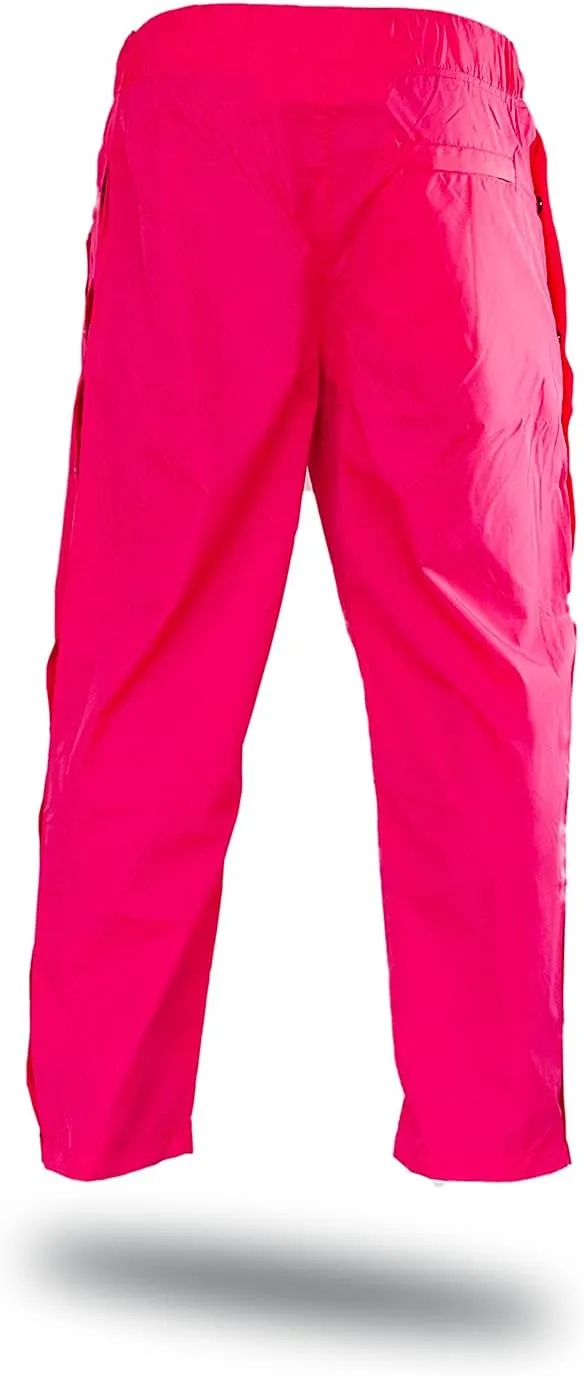 Funny Guy Mugs Tear Away Pull On Pants - Post-Surgery Snap Button Tearaway Elastic Waist Pants - Retro Windbreaker Pants