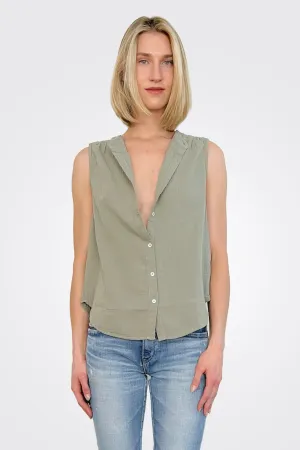 Gauze Button Down - Sage
