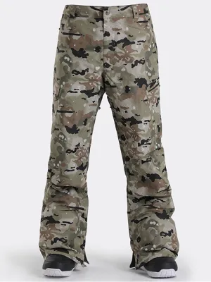 Gsou Snow Men's Windproof Waterproof Camo Ski Pants Snowboard Pants