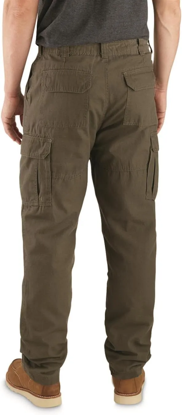 Guide Gear Outdoor 2.0 Flannel-Lined Cotton Cargo Pants