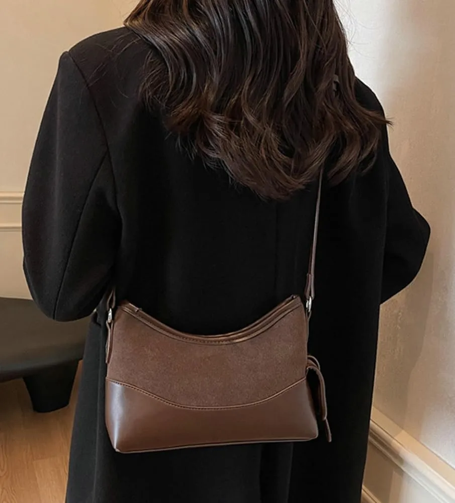 Handbag Leather Shoulder Crossbody Bags for Women Satchel Purse Small Tote Bag Dating Work Shopping 2024