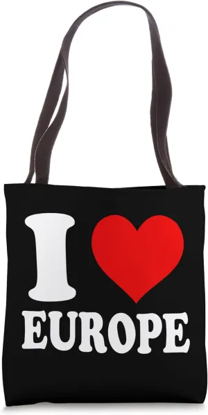 I Love Europe Tote Bag
