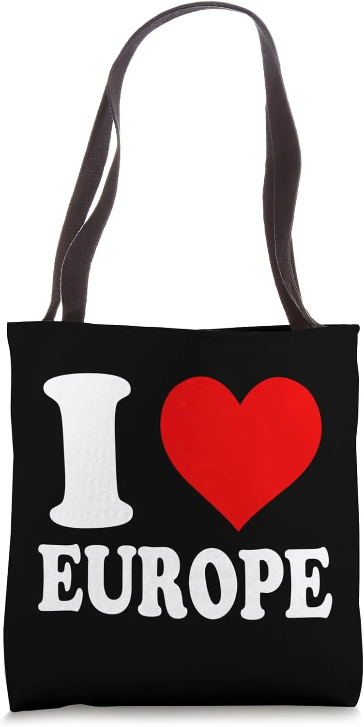 I Love Europe Tote Bag