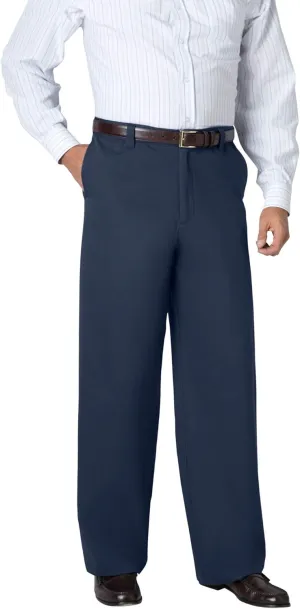 KingSize Men's Big & Tall Tall Wide Leg Wrinkle Free Expandable Waist Pant