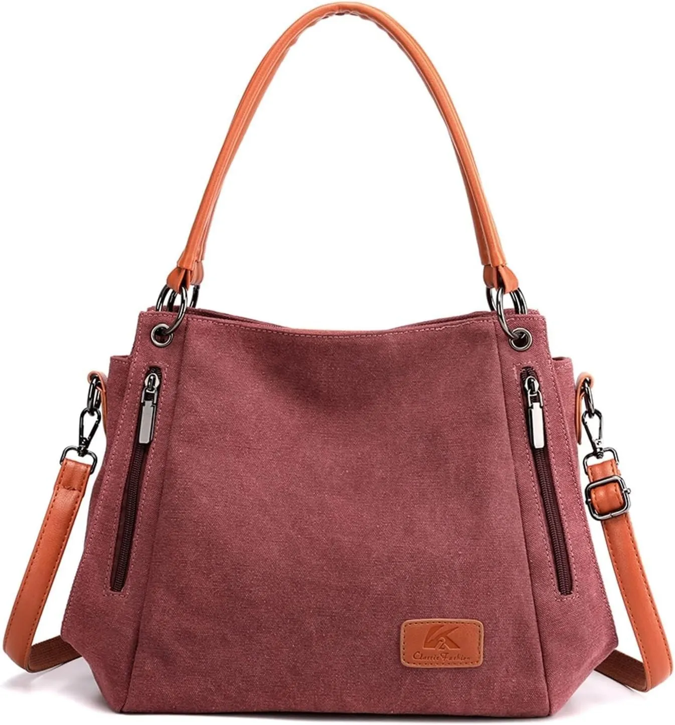 Large Daily Purse Handbag Work Bags Women's Simple Cloth Bag Canvas Tote Purse Vintage Shoulder Crossbody Hobo