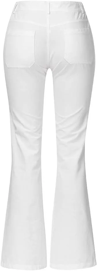 LCMTWX Black Pants for Women Poket Waisted Pants Trousers Up Womens Casual Women's Jeans Black Pants for Women Clothes for