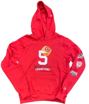 Men's Cincinnati Reds New Era Local Count The Rings Pullover Hoodie-Red