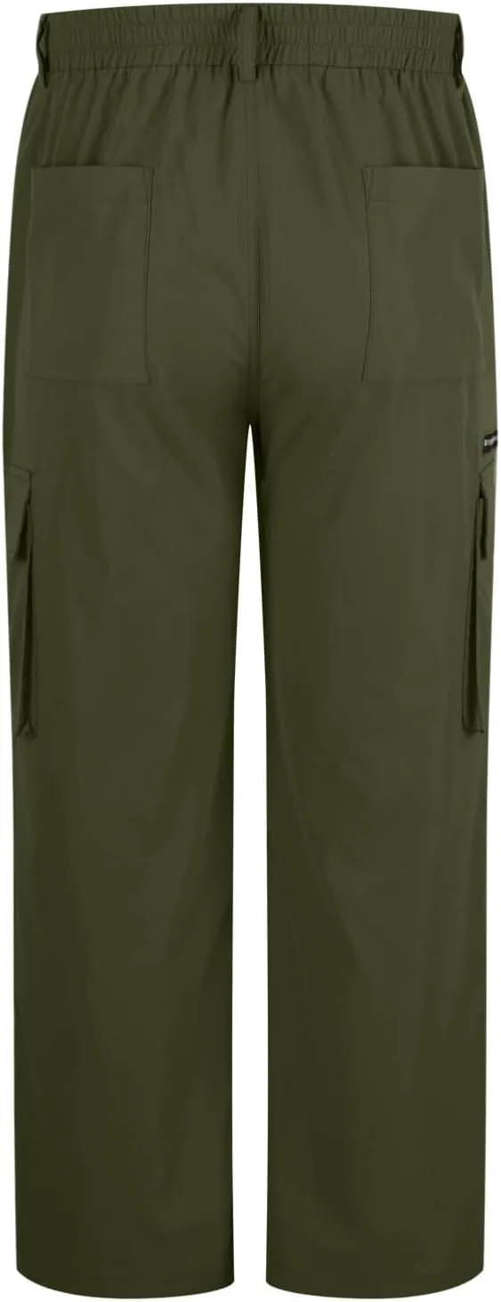 Mens Work Pants Casual Regular Fit Lightweight Stretch Chino Pant Straight Leg Golf Outdoor Cargo Pants Trousers