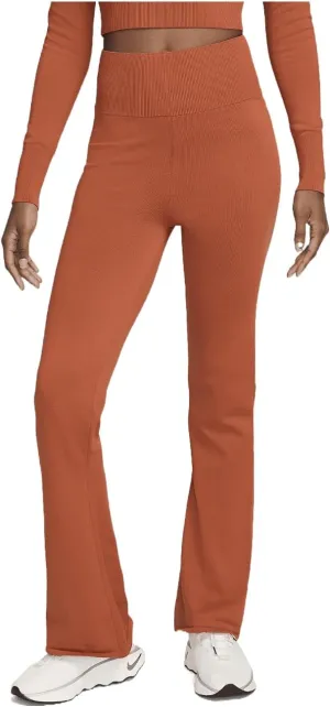Nike Women's Sportswear Chill Knit Tight High-Waisted Sweater Flared Pants