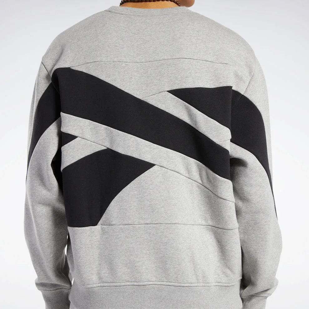Reebok Apparel Men Classics Brand Proud Crew Sweatshirt MGREYH