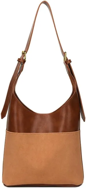 Retro Tote Bags for Women Suede Vegan Leather Slouchy Bag Handbag PU Purse Casual Bag Work Office Handbag 2024