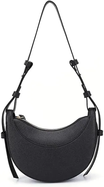 Saddle Bag for Women Crescent Bag Shoulder Bag Purse Hobo Handbag Leather