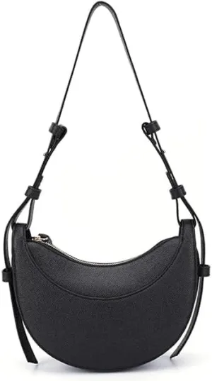Saddle Bag for Women Crescent Bag Shoulder Bag Purse Hobo Handbag Leather