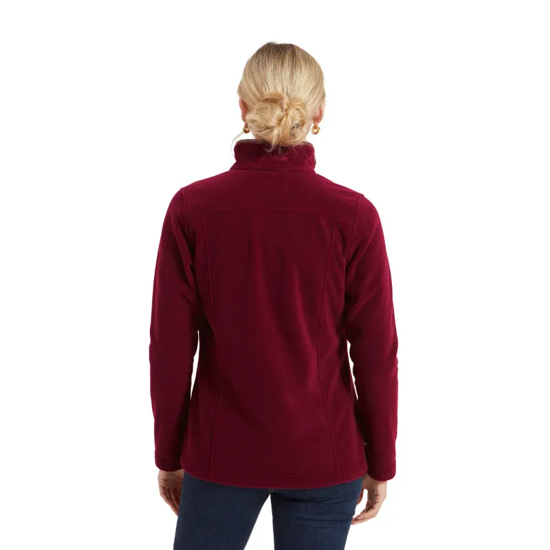 Schoffel Tilton 1/4 Zip Fleece - Claret