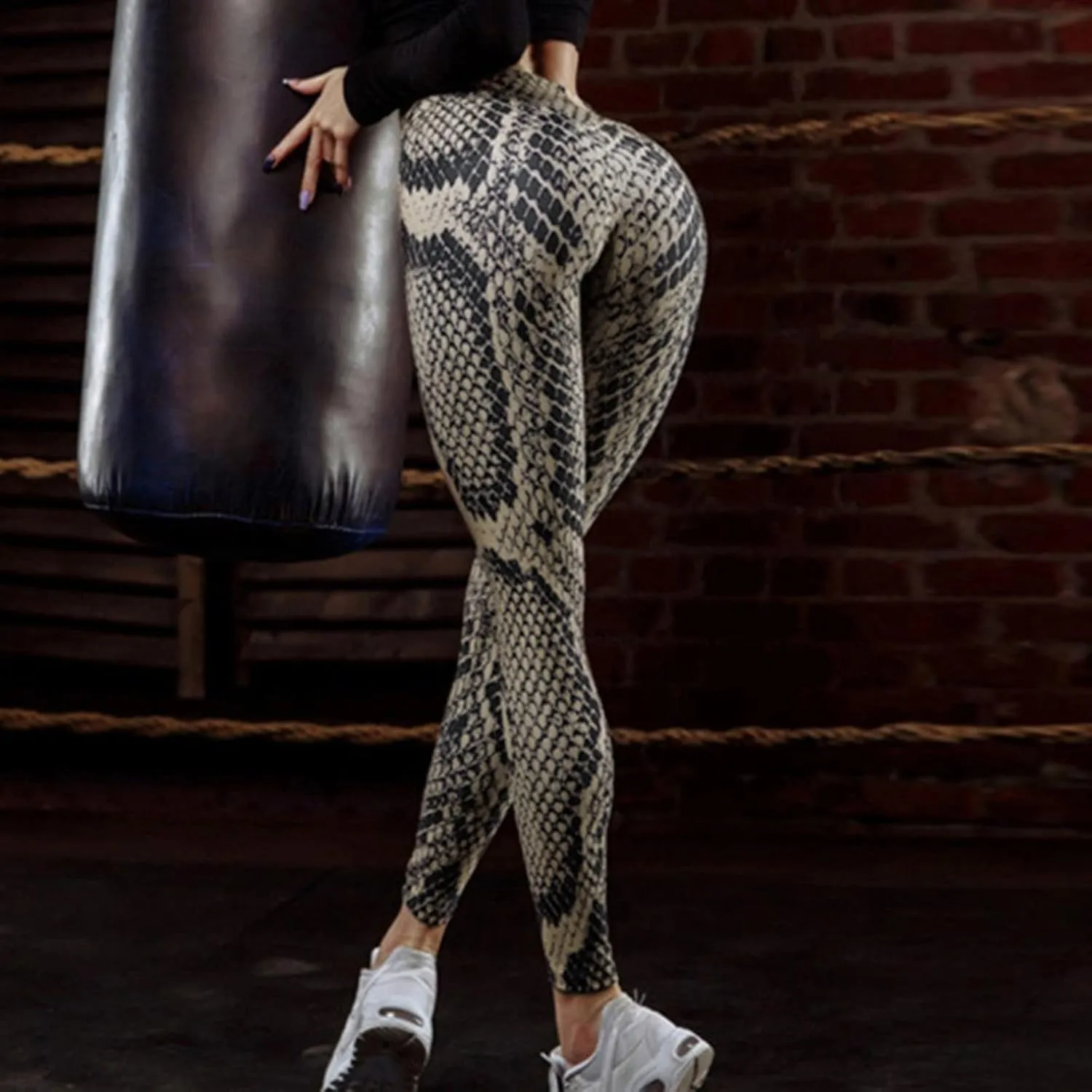 Sexy Leggings for Women High Waist Yoga Pants, Scrunch Butt Lifting Elastic Tights Lace Sexy High Waist Trousers