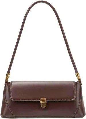 Shoulder Bag for Women Purse Handbag Foldover PU Leather Small Tote Bag Work Shopping Dating 2024