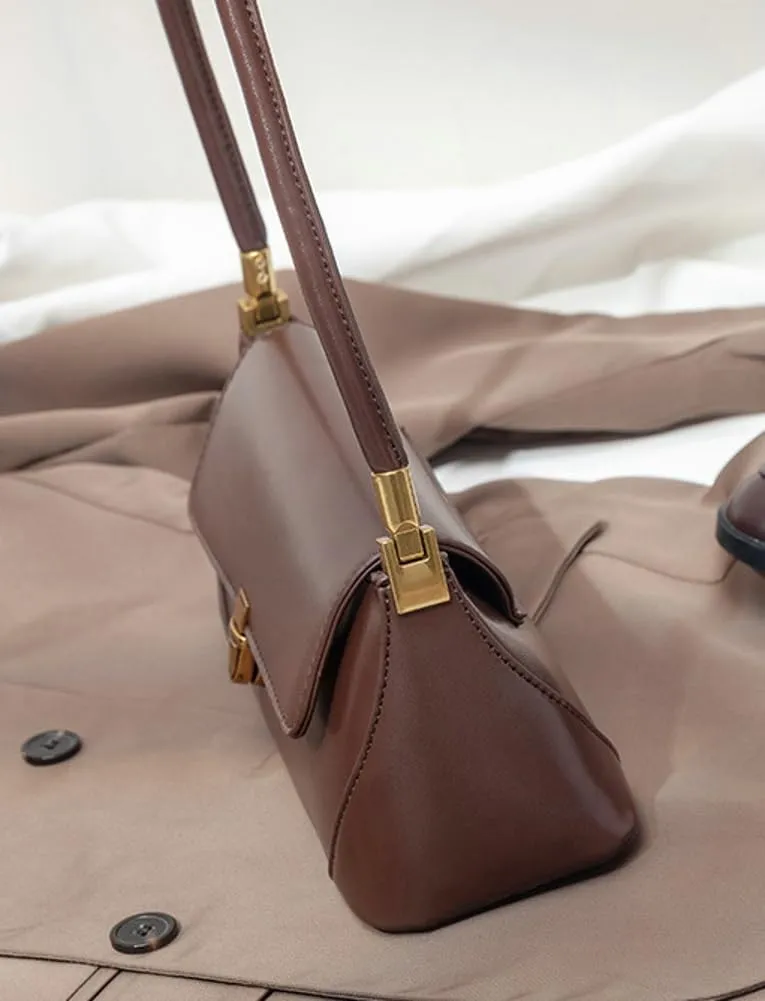 Shoulder Bag for Women Purse Handbag Foldover PU Leather Small Tote Bag Work Shopping Dating 2024