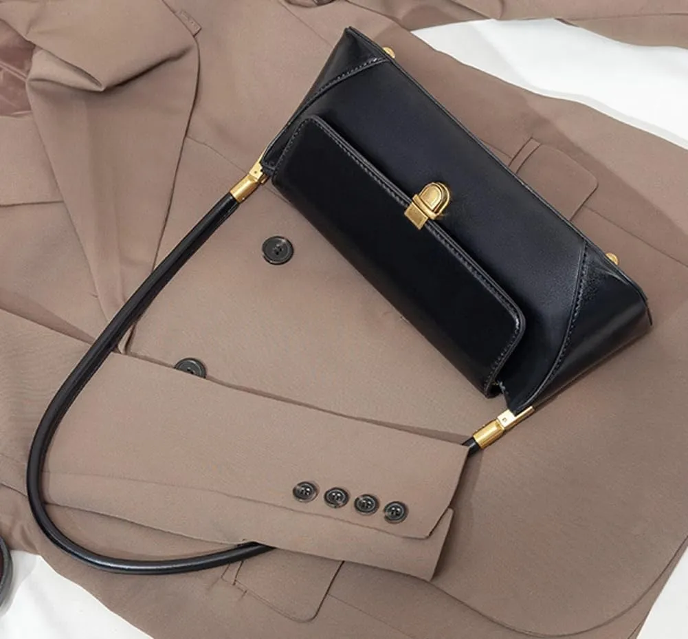 Shoulder Bag for Women Purse Handbag Foldover PU Leather Small Tote Bag Work Shopping Dating 2024