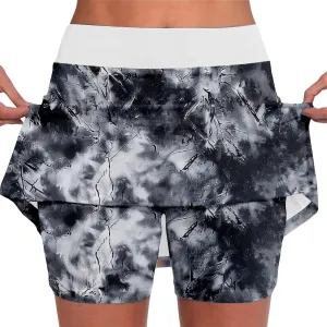 Skorts For Women With Pockets High Waist Tummy Control Women's Yoga Shorts Casual Plus Size Dressy Athletic Underneath