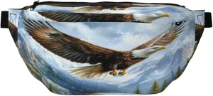 Soaring Eagle Fanny Pack For Women Man, Waist Belt Bag Crossbody For Sports Travel Hiking Running Jogging