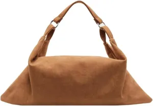Suede Crossbody Purses for Women Fashion Slouchy Shoulder Bag Retro Crescent Satchel Handbags for Ladies 2024