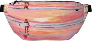Surfer Girl On The Beach At Sunset Fanny Pack For Women Man, Waist Belt Bag Crossbody For Sports Travel Hiking Running Jogging